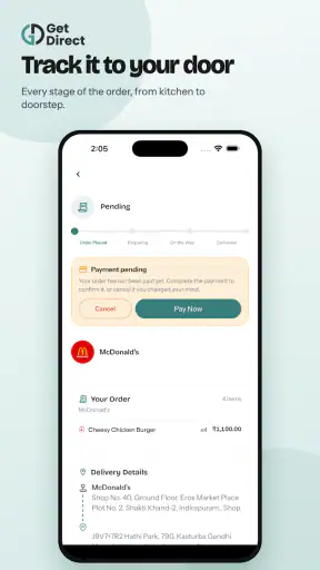 GetDirect: Compare Food Apps screenshot
