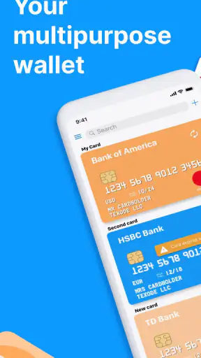 Gift & Credit Card Wallet screenshot