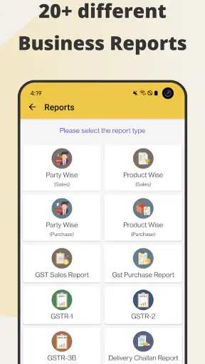 GimBooks: ऑनलाइन बिल बुक एप screenshot
