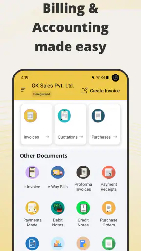GimBooks: ऑनलाइन बिल बुक एप screenshot