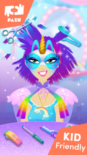 Girls Hair Salon Unicorn screenshot