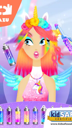 Girls Hair Salon Unicorn screenshot