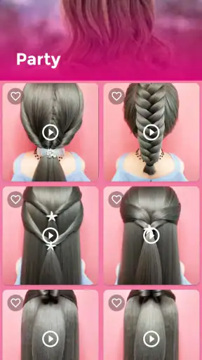 Girls Hairstyle Step By Step screenshot
