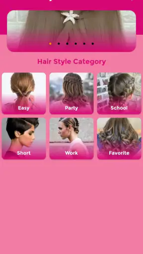 Girls Hairstyle Step By Step screenshot