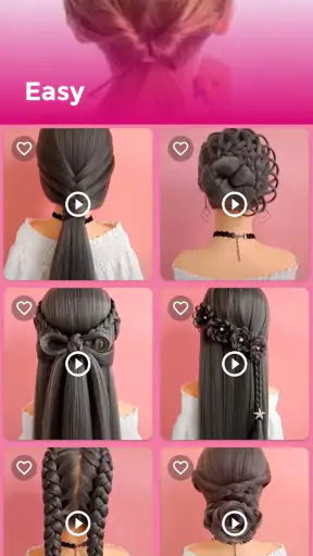 Girls Hairstyle Step By Step screenshot