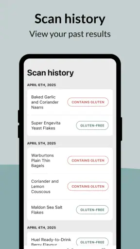 Gluten Free Scanner screenshot