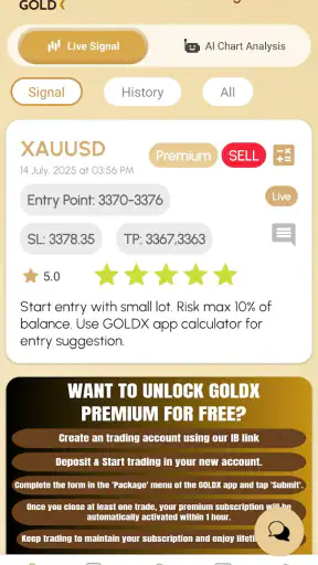GOLD Signal Live screenshot