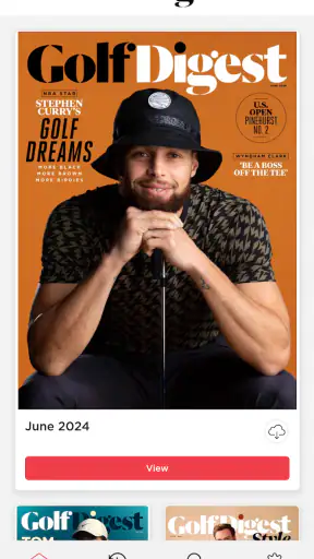 Golf Digest Magazine screenshot
