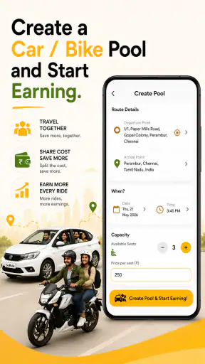 GoRide: Cab, Bike Taxi & Pool screenshot