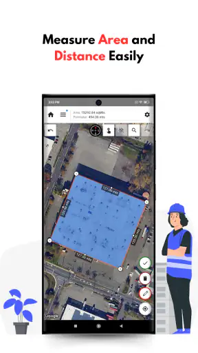 GPS Land Measurement & Survey screenshot