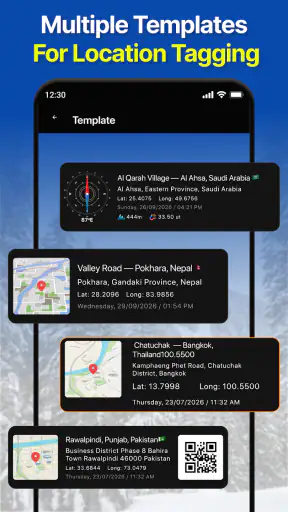GPS Map Camera・Photo Timestamp screenshot