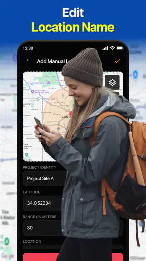 GPS Map Camera・Photo Timestamp screenshot