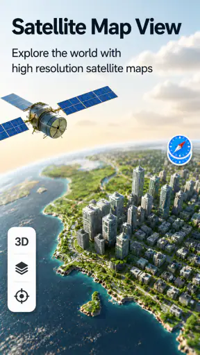 GPS Navigation & Satellite Map screenshot