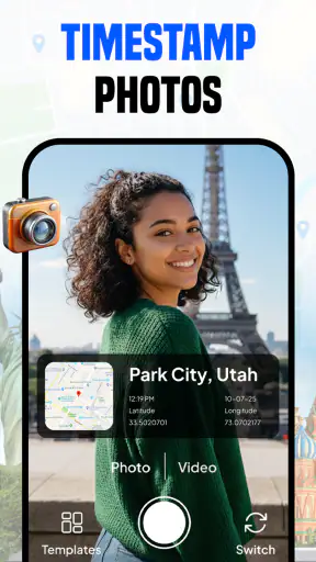 GPS Photo Stamp Camera screenshot