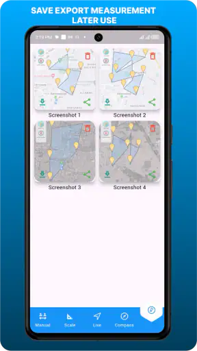 GPS भूमि क्षेत्र माप screenshot