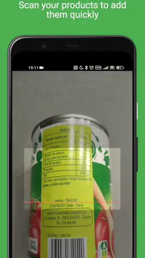 Grocery shared list and pantry screenshot