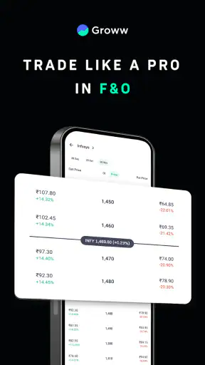 Groww Stocks, Mutual Fund, IPO screenshot