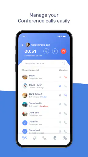 grptalk Audio Conference Calls screenshot