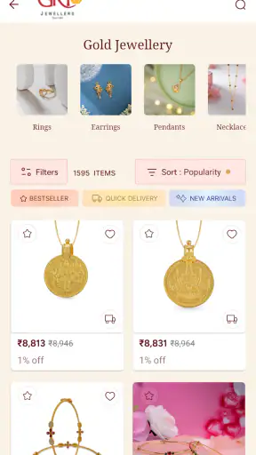 GRT Jewellers Online Shopping screenshot