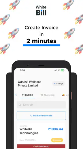 GST Billing Invoice Maker App screenshot