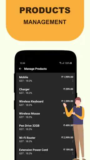 Gst invoice and billing app screenshot