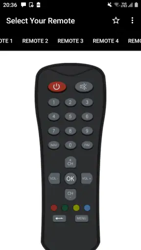 GTPL Remote Control Mobile App screenshot