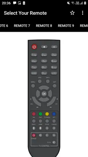 GTPL Remote Control Mobile App screenshot