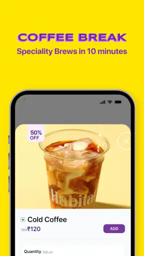 Habit: 10-Min Food Delivery screenshot
