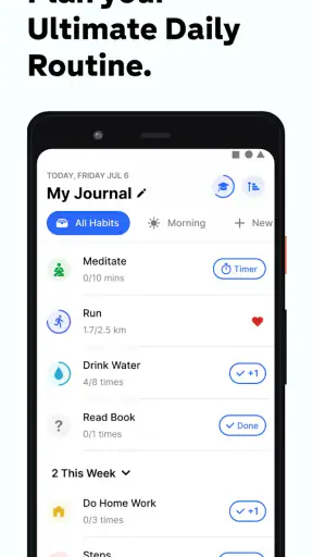 Habitify: आदत ट्रैकर screenshot