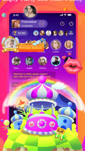 Hafla - Group Voice Chat Room screenshot