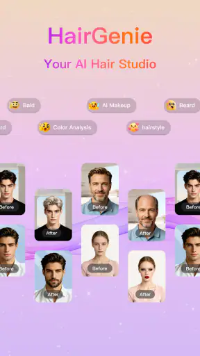 HairGenie - AI Hair Generator screenshot
