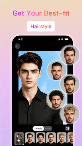 HairGenie - AI Hair Generator screenshot