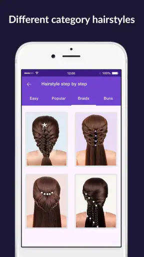 Hairstyles step by step easy screenshot