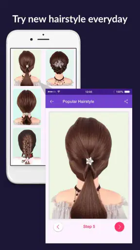 Hairstyles step by step easy screenshot
