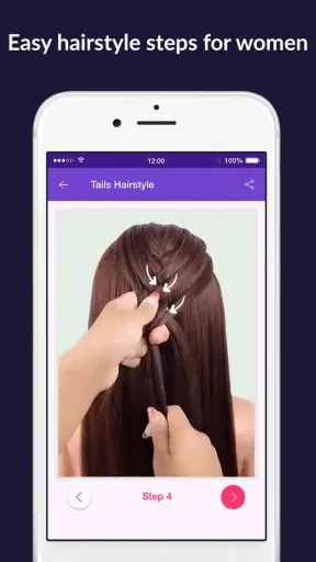 Hairstyles step by step easy screenshot