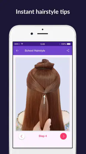 Hairstyles step by step easy screenshot