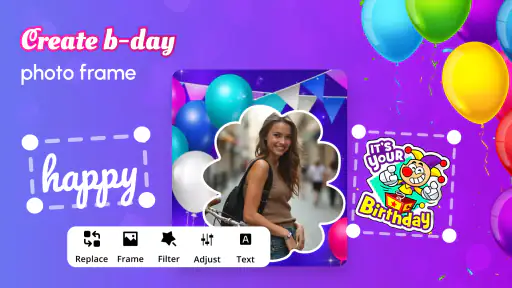 Happy Birthday Photo Frame screenshot