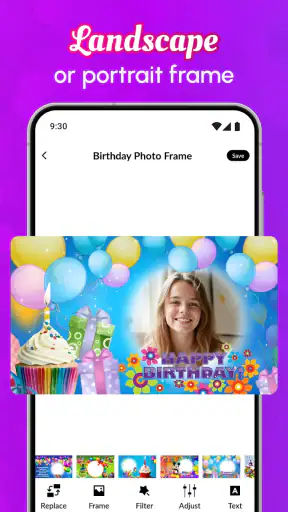 Happy Birthday Photo Frame screenshot