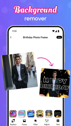 Happy Birthday Photo Frame screenshot