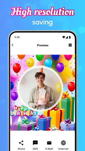 Happy Birthday Photo Frame screenshot