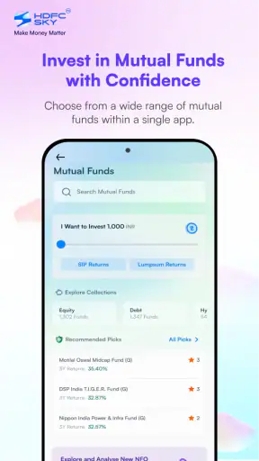 HDFC SKY: शेयर बाजार निवेश ऐप screenshot