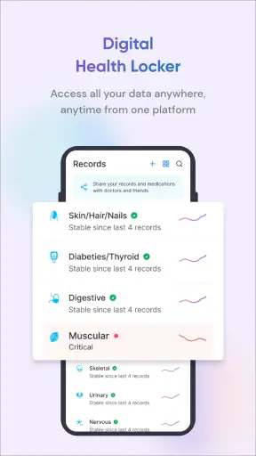 Health-e ABHA PHR Health Lockr screenshot