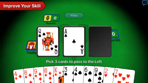 Hearts + Classic Card Game screenshot