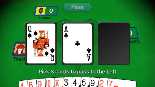 Hearts + Classic Card Game screenshot