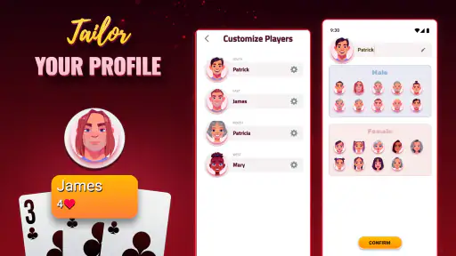 Hearts Single Player - Offline screenshot