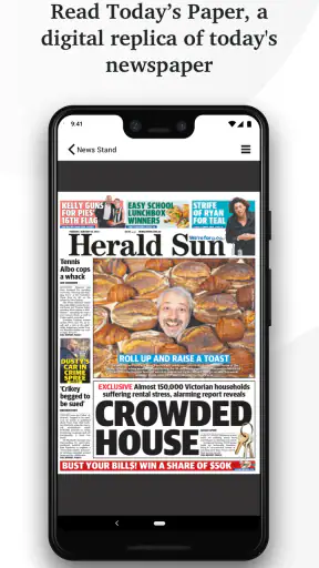 Herald Sun screenshot