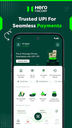 Hero Digital Lending & UPI App screenshot