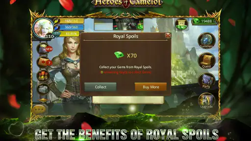 Heroes of Camelot screenshot