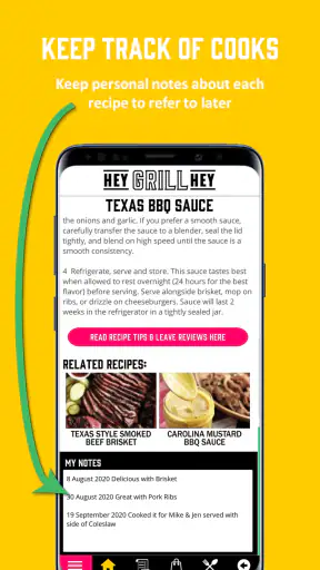Hey Grill Hey BBQ Recipes screenshot