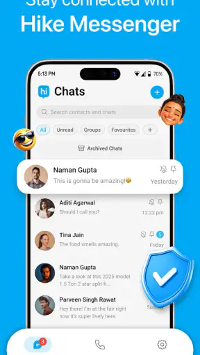 Hike Messenger screenshot